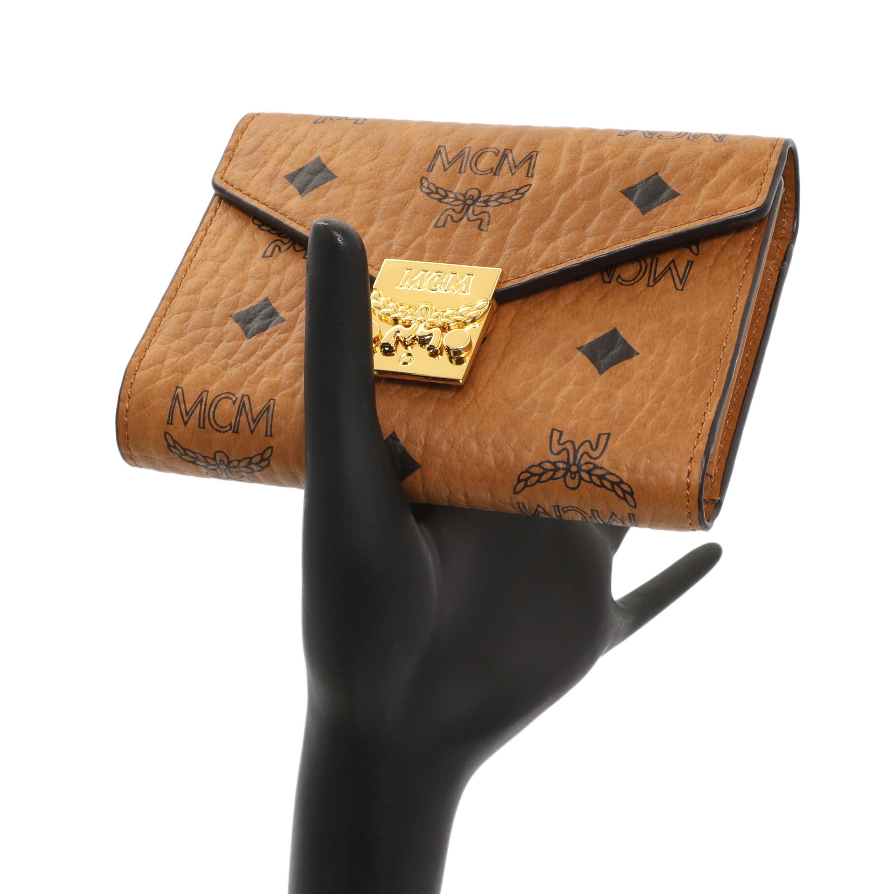 MCM Cognac Visetos Tracy Wallet – Modaselle