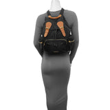 Burberry Black Nylon Medium Rucksack Handbags Burberry