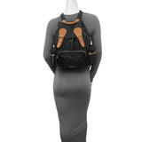 Burberry Black Nylon Medium Rucksack Handbags Burberry