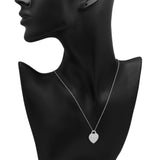 Tiffany & Co. Sterling Silver Return to Tiffany Heart Tag Pendant Necklace Designer Jewellery Tiffany and Co