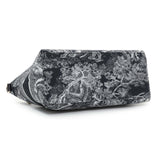 Christian Dior Blue Technical Fabric Toile De Jouy Nomad Pouch Handbags chris