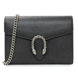 Gucci Black Calfskin Mini Dionysus Wallet on Chain Handbags Gucci
