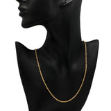 18K Yellow Gold Rope Chain Fine Jewellery Modaselle