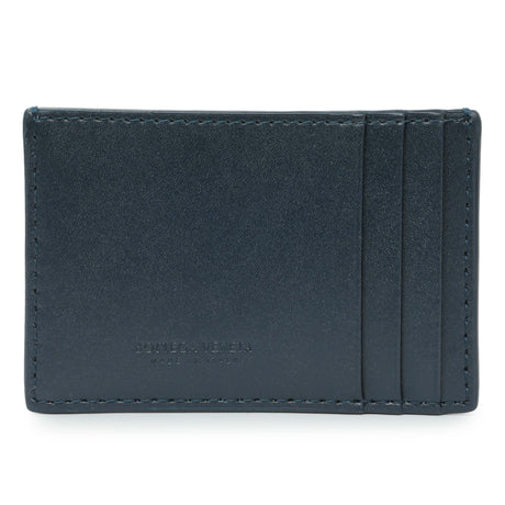 Bottega Veneta Blue Nappa Maxi Intrecciato Card Holder Accessories Bottega Veneta