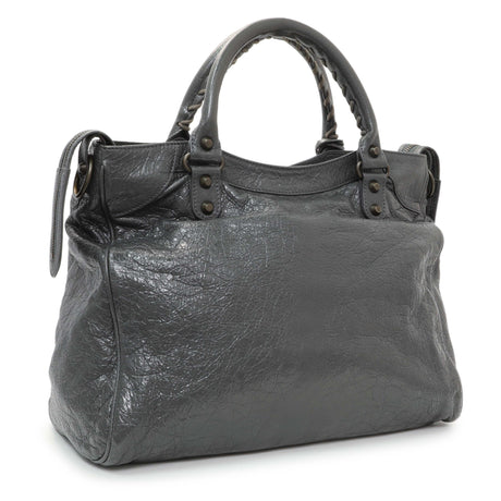 Balenciaga Anthracite Agneau Classic Hardware Velo Bag