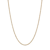 18K Yellow Gold Rope Chain Fine Jewellery Modaselle