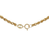18K Yellow Gold Rope Chain Fine Jewellery Modaselle