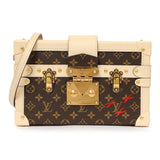 Louis Vuitton Creme Monogram Petite Malle