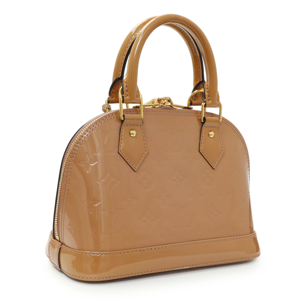 Louis Vuitton Rose Velours Vernis Alma BB Handbags Louis Vuitton