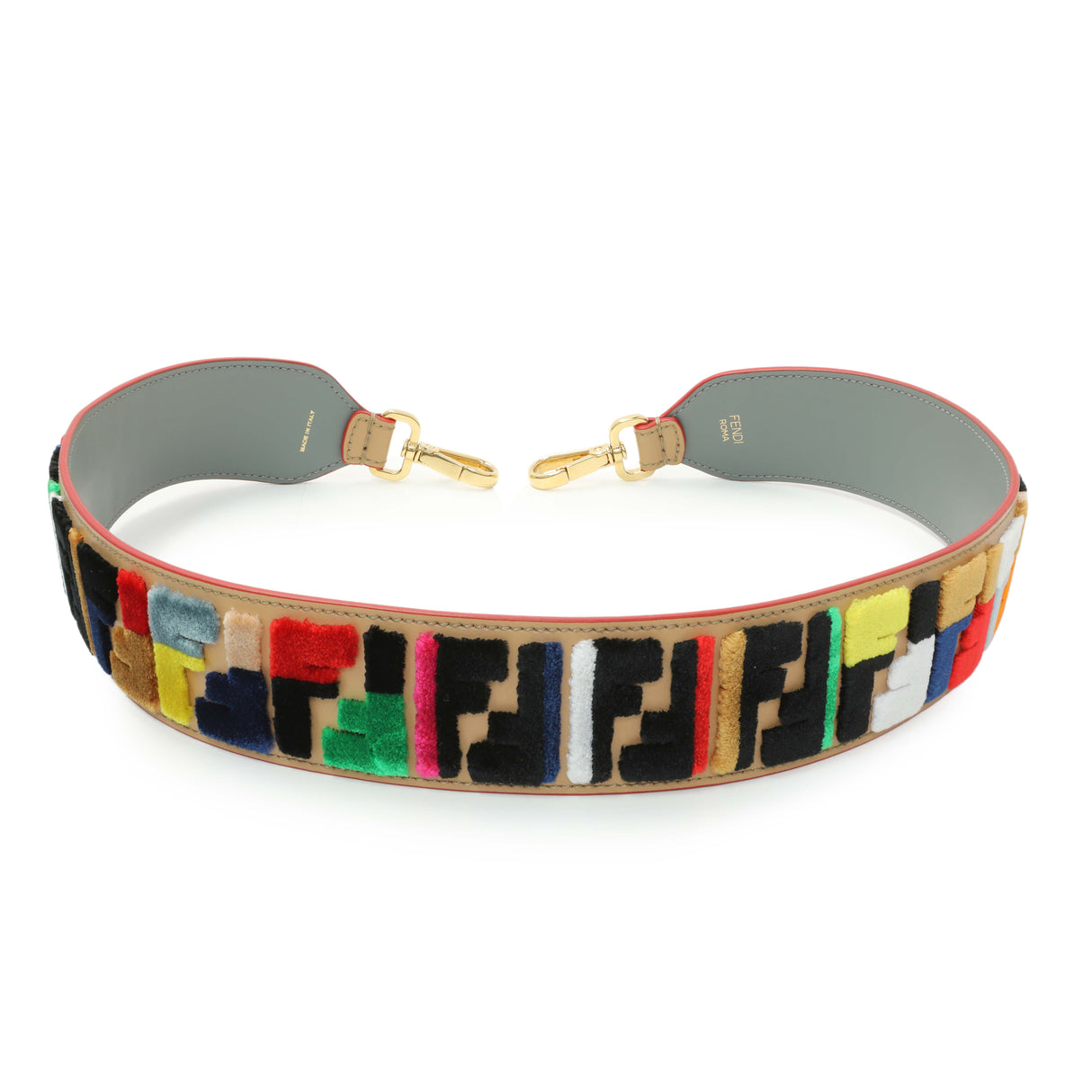 Fendi Velvet Strap You Shoulder Strap Accessories Fendi