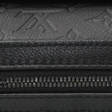 Louis Vuitton Black Calfskin Shadow Monogram Trio Messenger Handbags Louis Vuitton