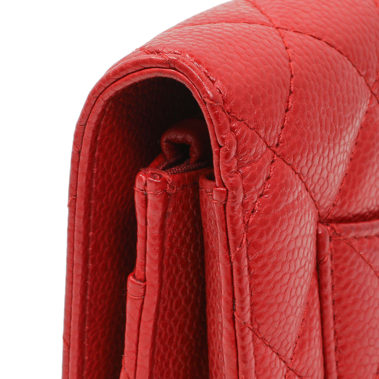 Chanel Red Caviar Classic Wallet On Chain Handbags Chanel