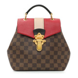 Louis Vuitton Red Damier Ebene Clapton Backpack Handbags Louis Vuitton