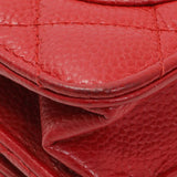 Chanel Red Caviar Classic Wallet On Chain Handbags Chanel
