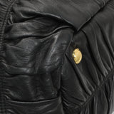 Prada Black Nappa Leather Gaufre Tote Handbags Prada