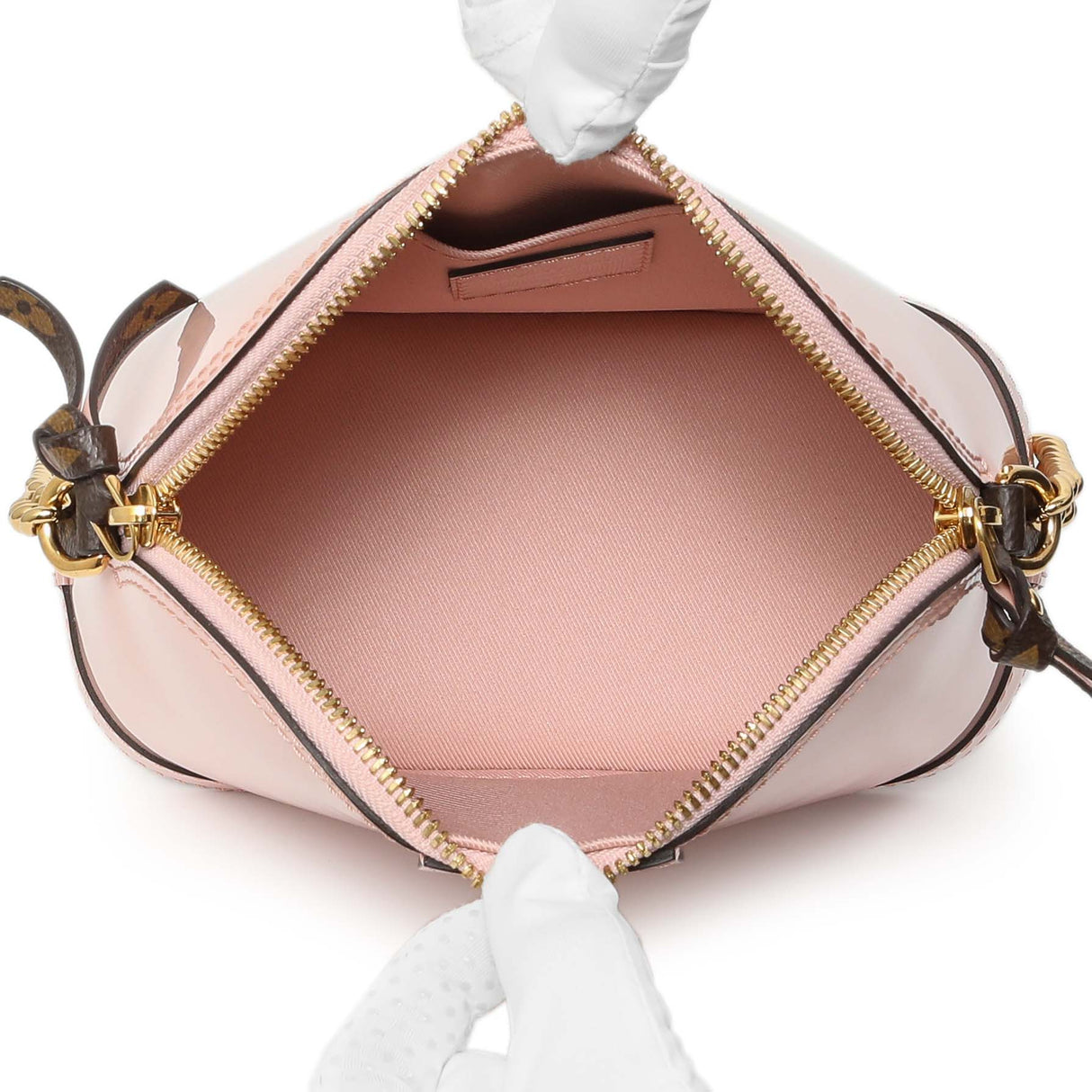 Louis Vuitton Rose Ballerine Vernis Monogram Alma Mini