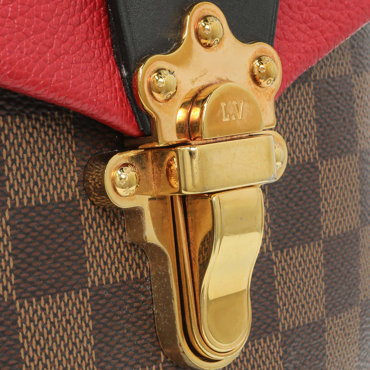 Louis Vuitton Red Damier Ebene Clapton Backpack Handbags Louis Vuitton