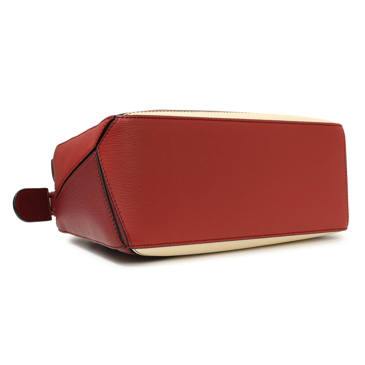 Loewe Burgundy Calfskin Small Puzzle Bag