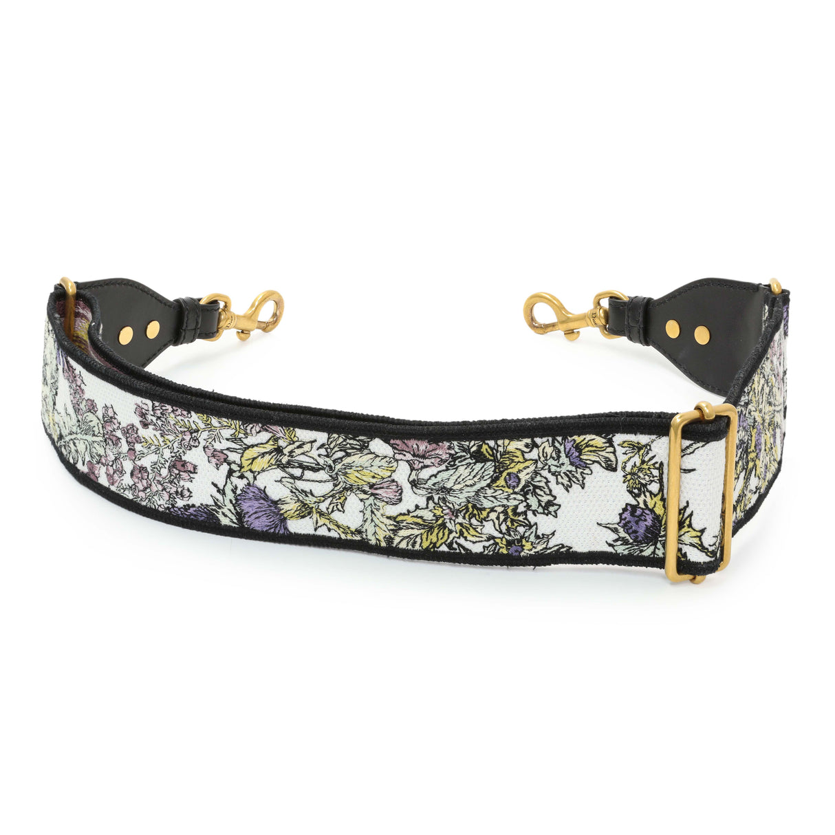 Christian Dior Canvas Embroidered Shoulder Strap Accessories Christian Dior