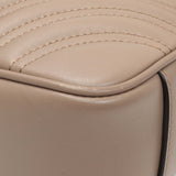 Gucci Porcelain Rose Calfskin Matelasse Small GG Marmont Shoulder Bag Handbags Gucci