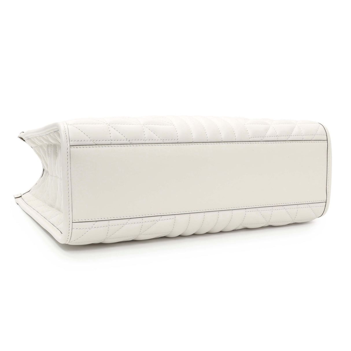 Gucci Cream Calfskin Matelasse Medium GG Marmont Shopping Tote Handbags Gucci