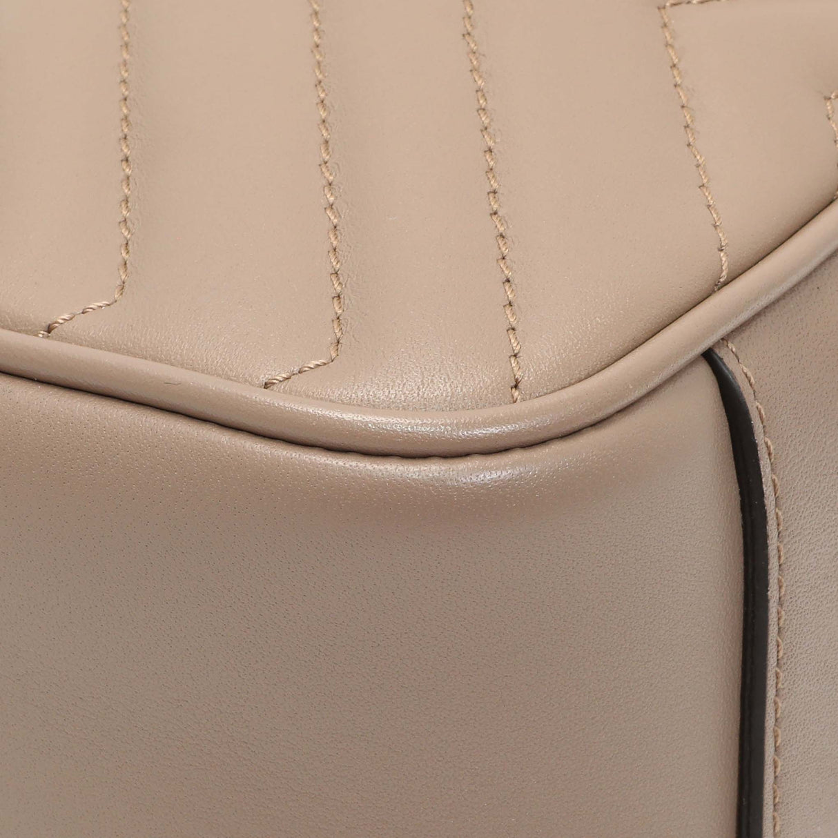 Gucci Porcelain Rose Calfskin Matelasse Small GG Marmont Shoulder Bag Handbags Gucci