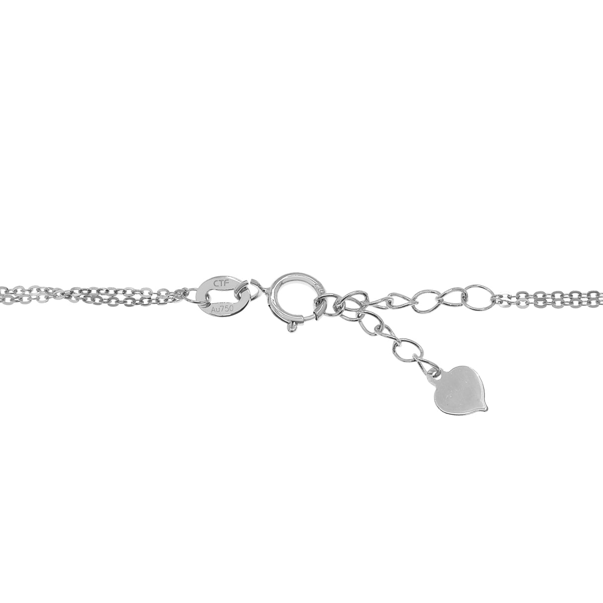 18K White Gold Crown Bracelet Fine Jewellery Modaselle