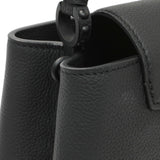 Louis Vuitton Black Matte Taurillon Capucines East West Mini Handbags Louis Vuitton