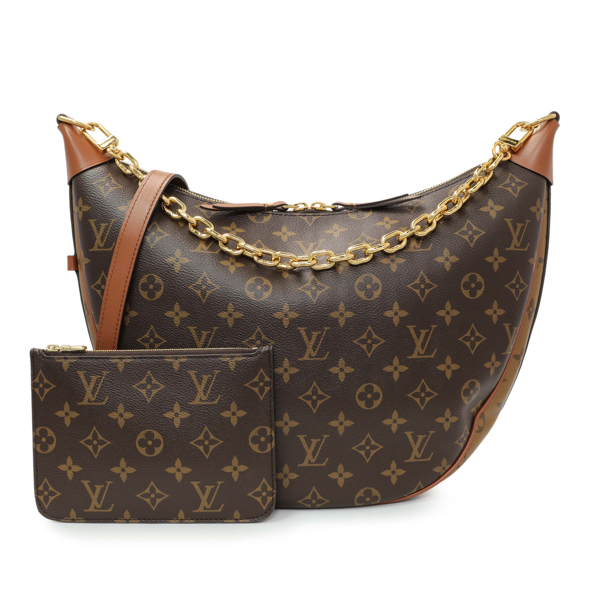 Louis Vuitton Reverse Monogram Loop Hobo Handbags Louis Vuitton