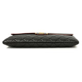 Grained Black Quilted Calfskin Archi Chic Cosmetic Case