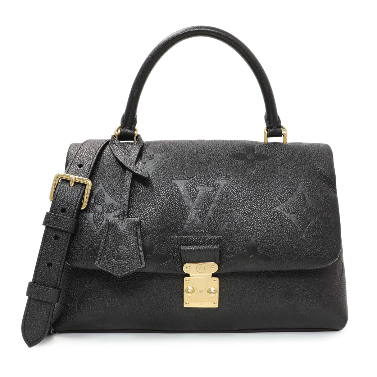 6 items Tues June 23 ⬆️Louis Vuitton Black Empreinte Monogram Giant Madeleine MM Handbags Louis Vuitton