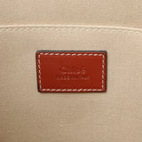 Chloe Linen Calfskin Medium Woody Ribbon Tote Handbags Chloe