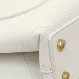 -6 items Wed June 24 ⬆️- Chanel White Quilted Caviar Chic Affinity Flap Handbags Chanel