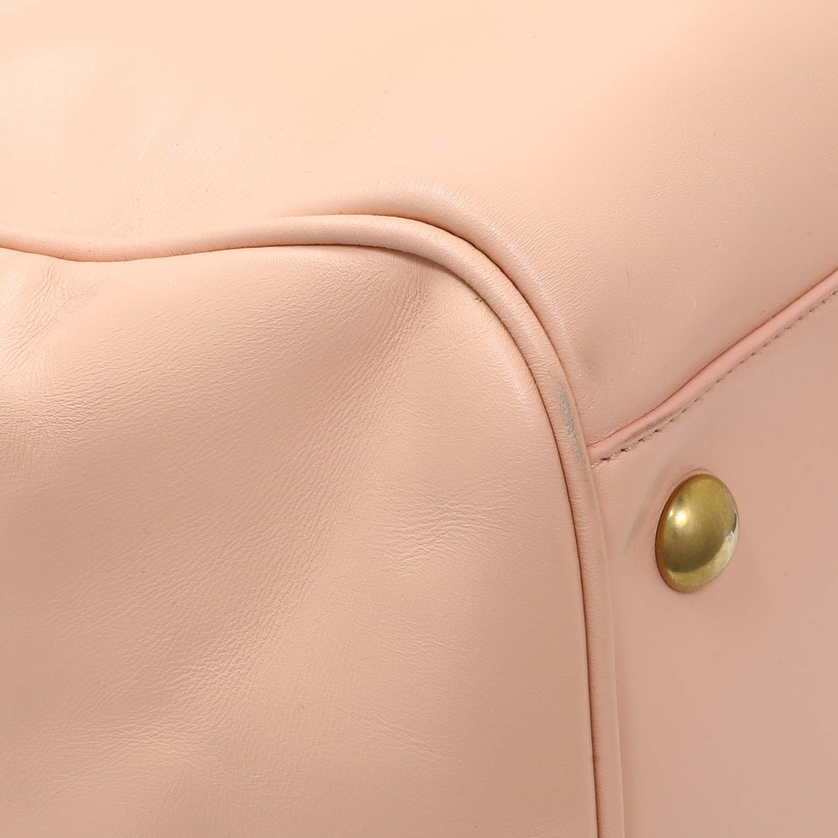 Saint Laurent Peach Calfskin Classic Baby Duffle Handbags Saint Laurent
