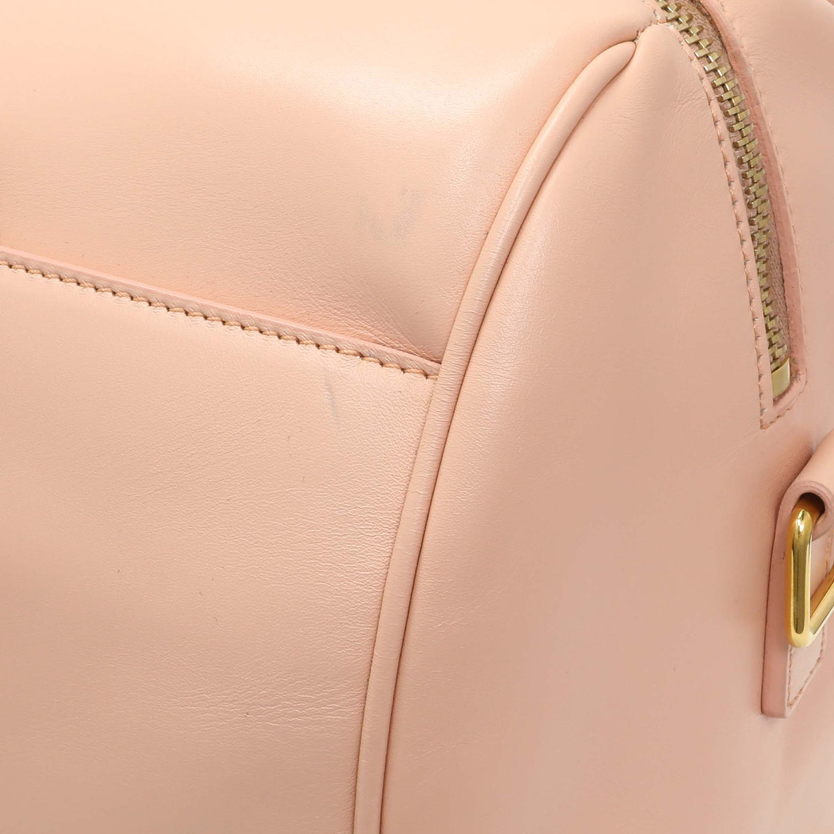 Saint Laurent Peach Calfskin Classic Baby Duffle Handbags Saint Laurent
