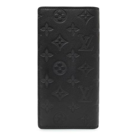 Louis Vuitton Black Monogram Shadow Brazza Wallet