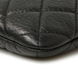 Grained Black Quilted Calfskin Archi Chic Cosmetic Case