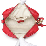Gucci Red Pebbled Calfskin Small Soho Disco Bag Handbags Gucci