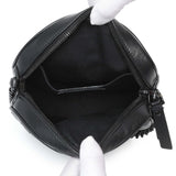 Saint Laurent Black Calfskin Matelasse Chevron Round Vinyle Camera Bag Handbags Saint Laurent