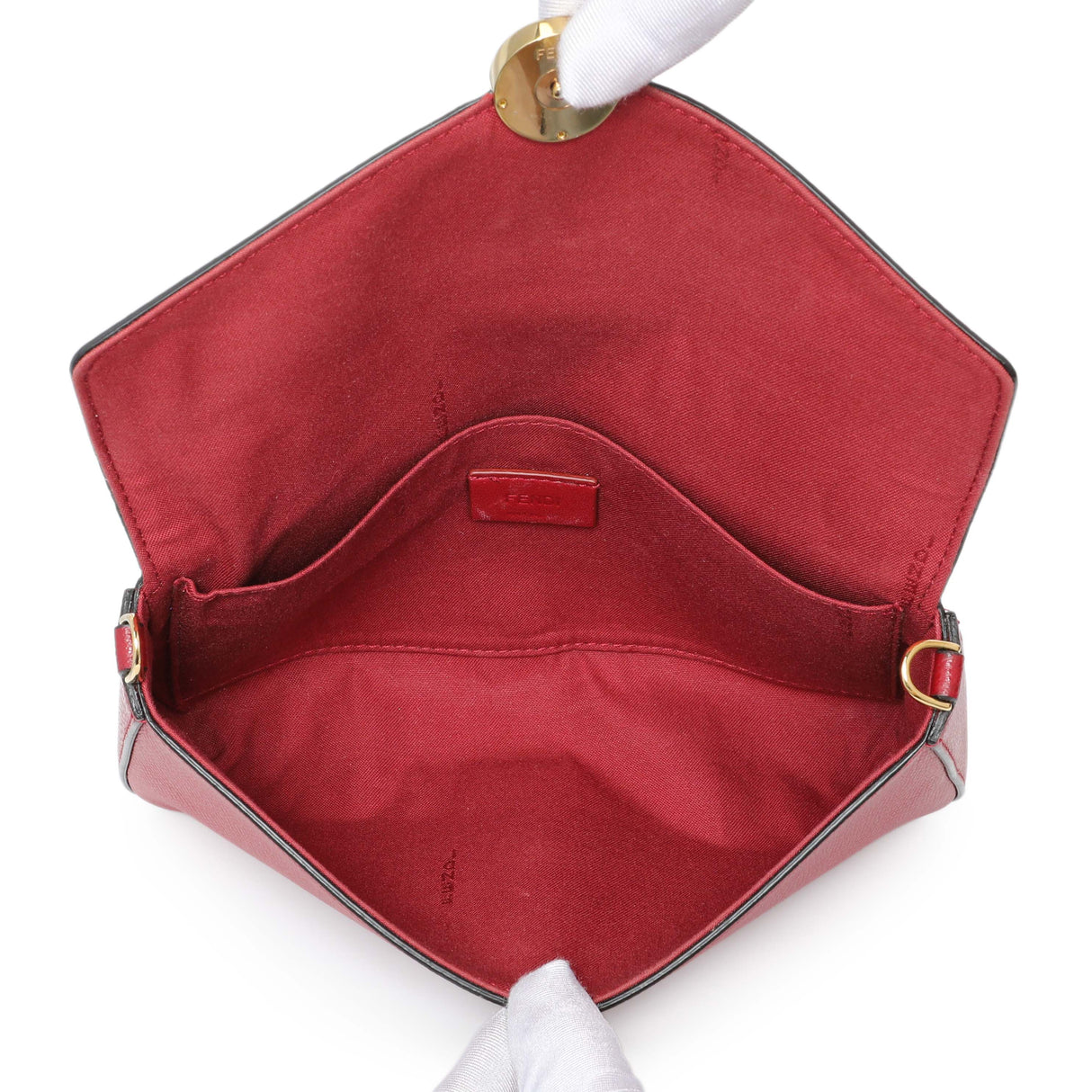 -6 items Sat June 27 ⬆️- Fendi Red Vitello Cruise F is Fendi Wallet on Chain Handbags Fendi