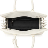 Saint Laurent White Grained Calfskin Nano Sac De Jour Handbags Saint Laurent