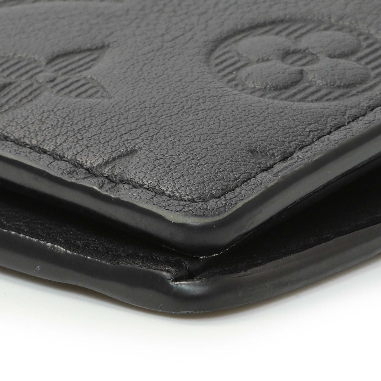 Louis Vuitton Black Monogram Shadow Brazza Wallet