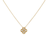 Van Cleef & Arpels 18K Yellow Gold Diamond Vintage Alhambra Pendant Necklace Designer Jewellery Van Cleef and Arpels