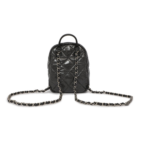 Chanel Grey Nylon Coco Neige Backpack