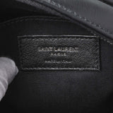 Saint Laurent Black Calfskin Matelasse Chevron Round Vinyle Camera Bag Handbags Saint Laurent