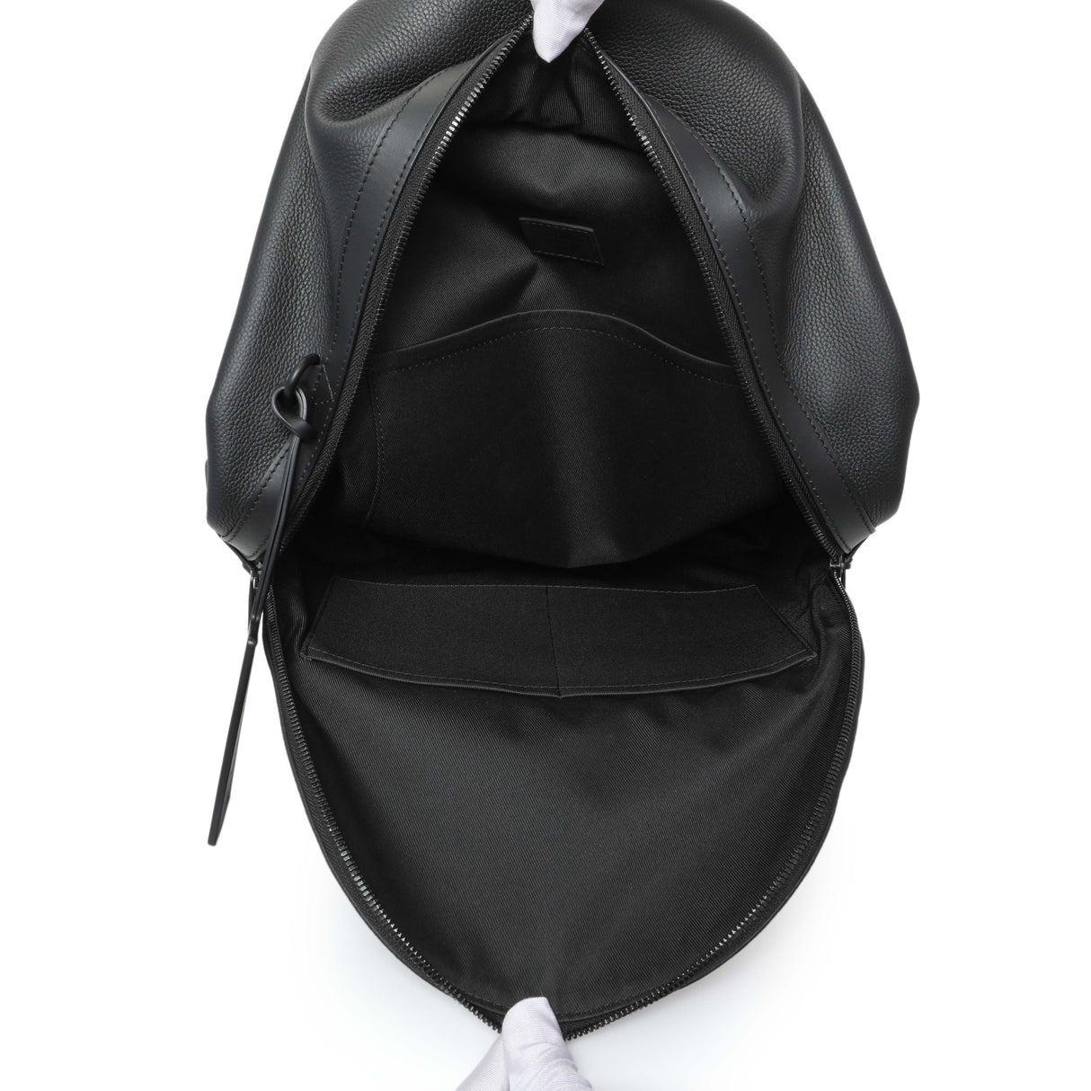 Louis Vuitton Black Grained Calfskin Aerogram Takeoff Backpack Handbags Louis Vuitton