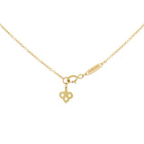 Tiffany & Co. 18K Yellow Gold Diamond Carnelian Fleur de Lis Pendant Necklace Designer Jewellery Tiffany and Co