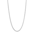 14K White Gold Flat Curb Link Chain Fine Jewellery Modaselle