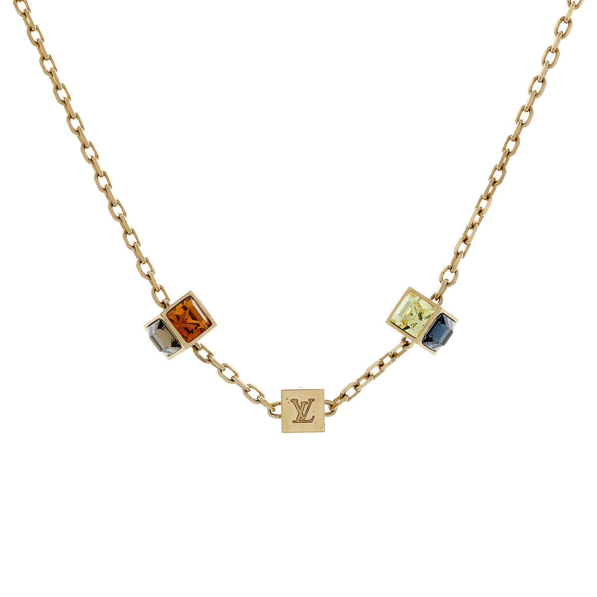 Louis Vuitton Swarovski Gamble Short Necklace Designer Jewellery Louis Vuitton