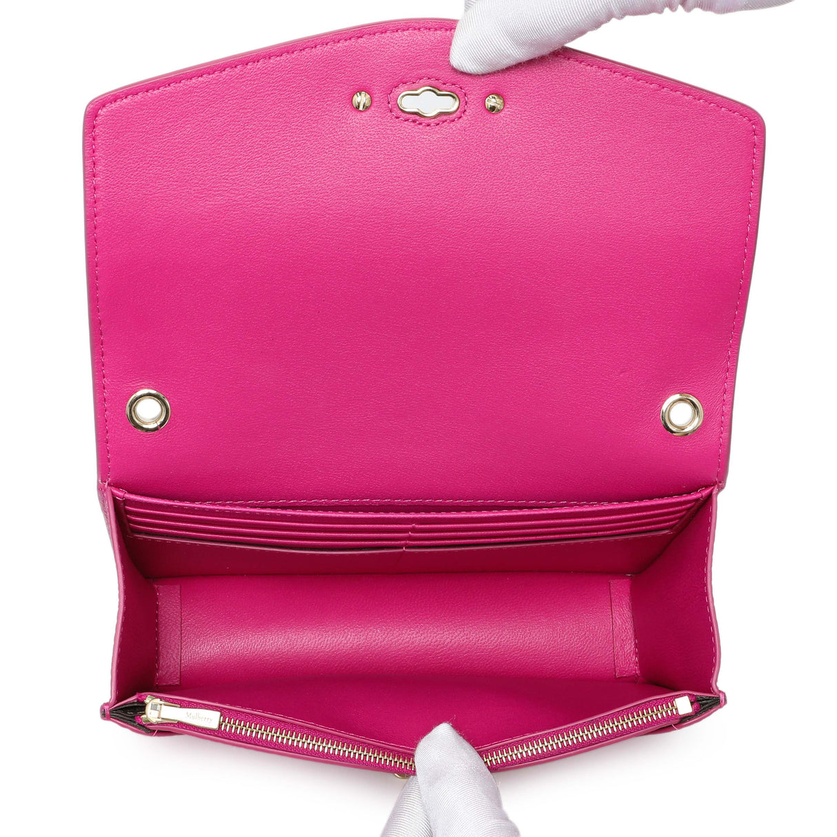 Mulberry Pink Grained Calfskin Small Darley Crossbody Handbags Mulberry